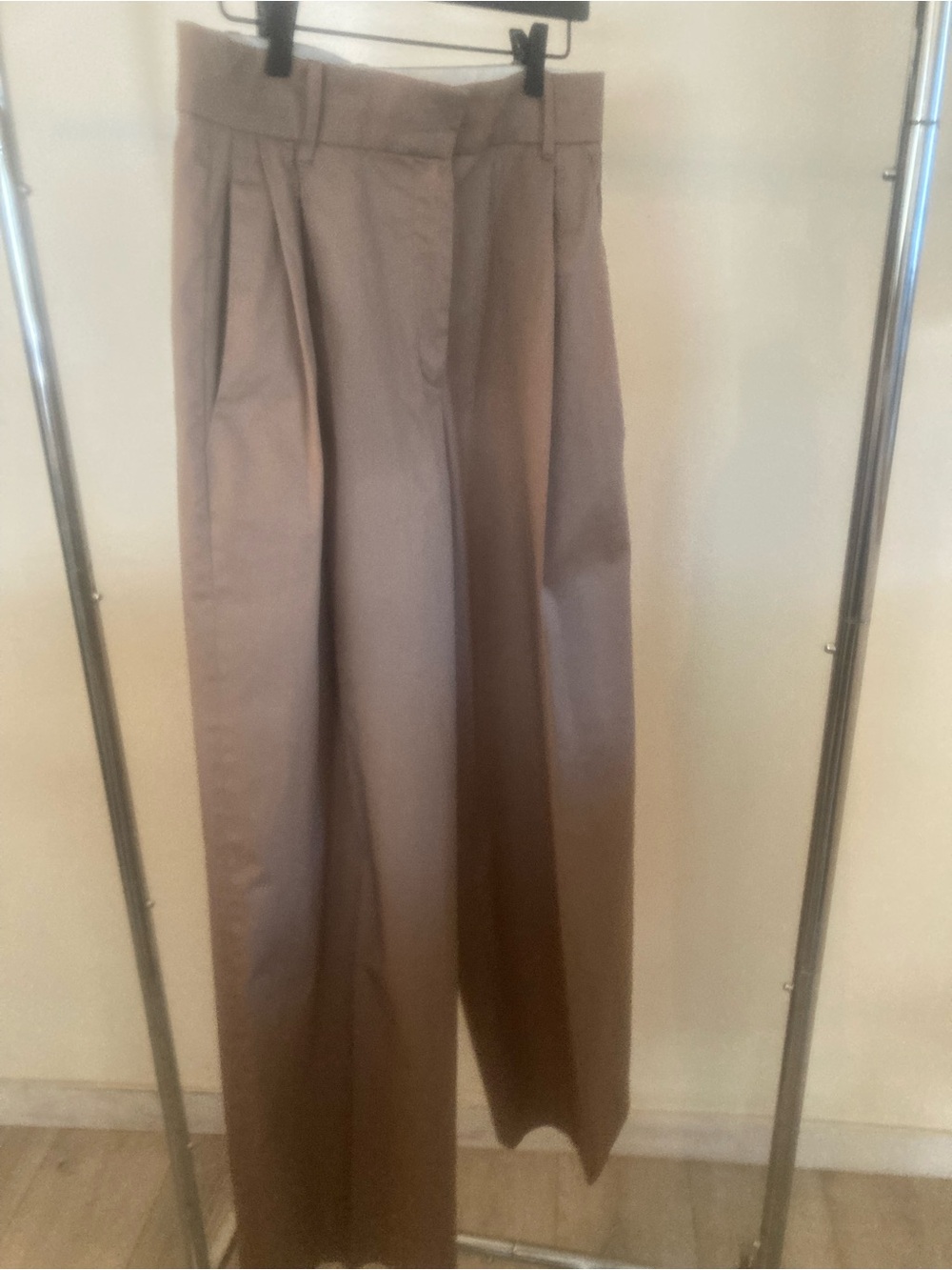 Mango Wide-Leg Pants in Warm Brown - Picture 5 of 8